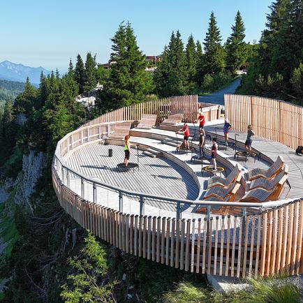Fit with a view - Trampolin-Fitness-Workout