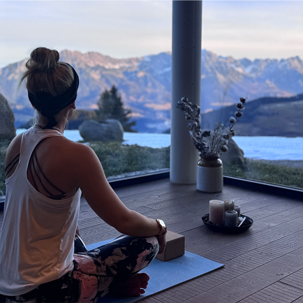 Yoga auf der KRAFTalm