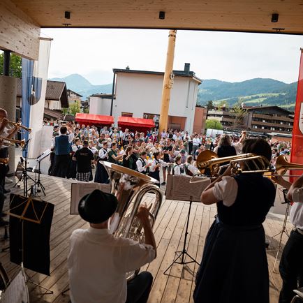 Internationale muziekbandbijeenkomst in Kirchberg