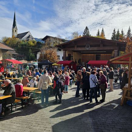 Kirchtagsmarkt im Zentrum von Kirchberg