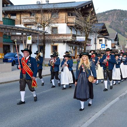 Maiblasen der Bundesmusikkapelle