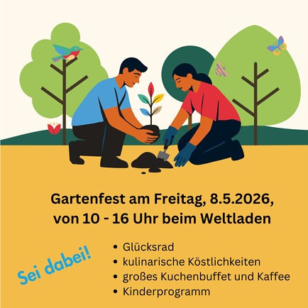 Gartenfest beim Weltladen