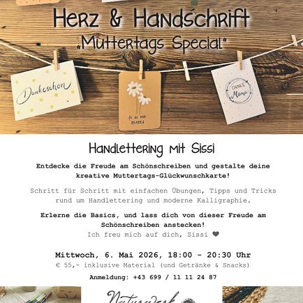 Herz & Handschrift: 'Muttertags Special'