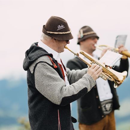 Weisenbläsertreffen in der Region Hohe Salve