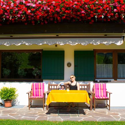 Erholung auf der Terrasse