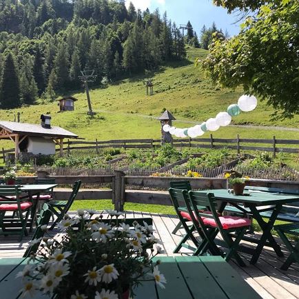 Gemüsegarten und Brotbackofen