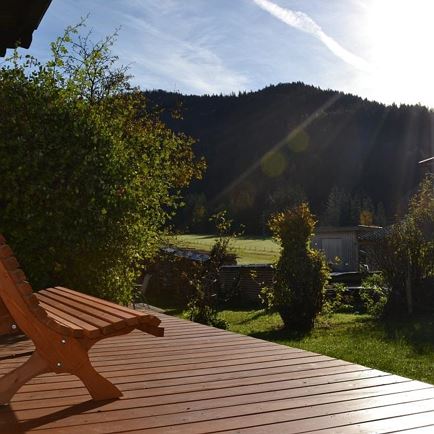 Gemütliche Hausbank