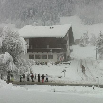 Ski Bus Stop outside Maya
