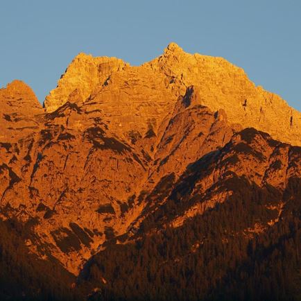 Sonnenuntergang Steinberge