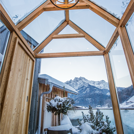 Berg.Heimat Dachterrasse - Glashaus