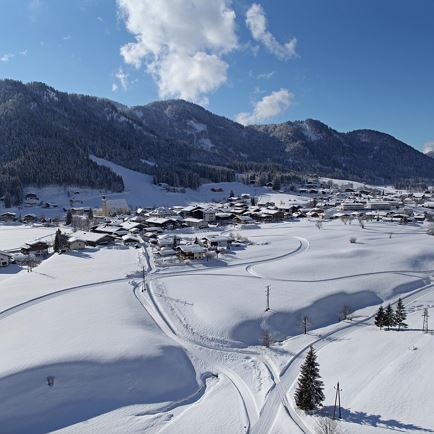© TVB Pillerseetal - Waidring Winter Überflug