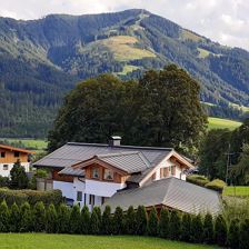 Außblick Sommer Balkon