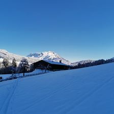Mit den Skiern zurück zum Hansenhof