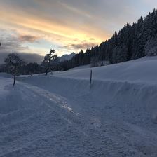 Morgenrot, Aussblick vom Bauernhaus