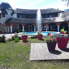 Innenhof des Hotels