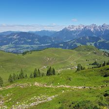Buchensteinwand mit Steinbergen