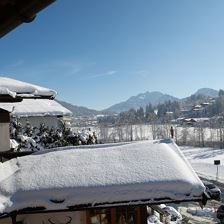 Aussicht vom Balkon