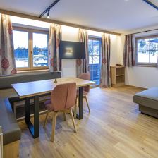 Wohnraum 6-Personen-Appartement