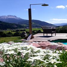 Bachlauf mit Bachdusche_Ferienhof Obertenn