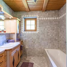 Flecklhuette Badezimmer