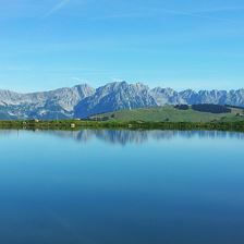 Salvensee mit Wilder Kaiser
