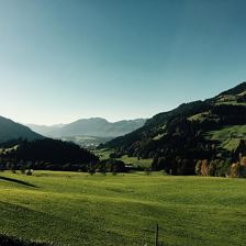 Ausblick Ferienhaus Lindenplatz Itter