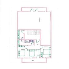Plan Dachgeschoß Appartement 4      Villa Sonnberg