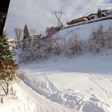 Skifahren bis zur Haustüre