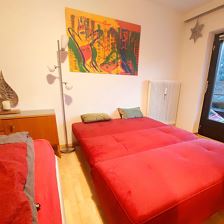 Sofa ausgezogen / Liegefläche 1,40 x 2,00
