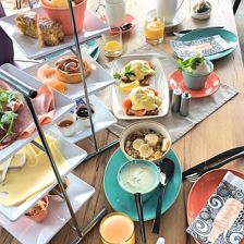 Hotel Cubo Skylounge Frühstück