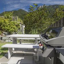 Grillplatz im Garten