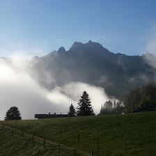 02 Blick auf den Loferer Steinberg im Sommer