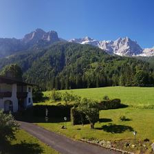 Ausblick auf die Loferer Steinberge