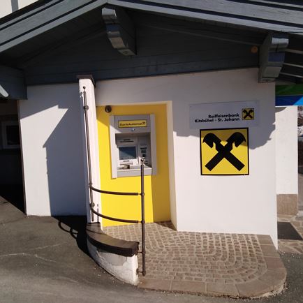 Raiffeisenbank Kitzbühel - St. Johann i. T. | Bankautomat St. Jakob in Haus