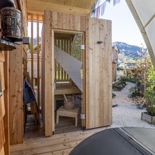Private outdoor Sauna