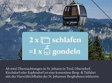 Bonus Gondelbaan & Gastenkaart Zomer (DUITS/ENGELS)