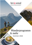 Wandern & mehr Programm Sommer 2026