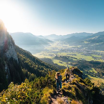 Niederkaiser via  Maiklsteig and Schleier Waterfall